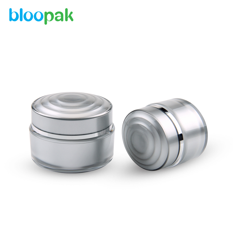 Empty Colofur  Round Acrylic Cosmetic Jar 