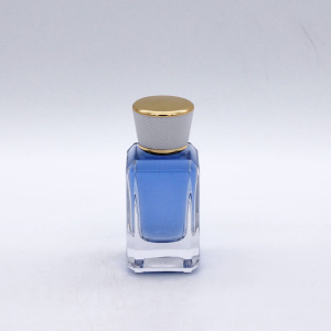 new design high-grade empty transparent cosmetic packaging perfume glass bottle 50ml