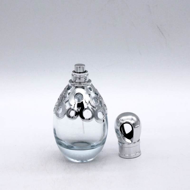 supplier design new shape luxury cosmetic 100ml spray perfume clear glass bottle