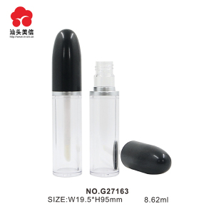 MEIXIN High-grade Bullet shape lip color tube shell/8.62 ml capacity Lip Glaze tube customized for wholesale