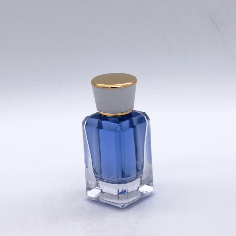 new design high-grade empty transparent cosmetic packaging perfume glass bottle 50ml