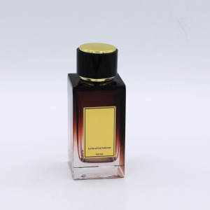 high-end gradual coating cosmetic packaging 100ml glass perfume spray bottle empty