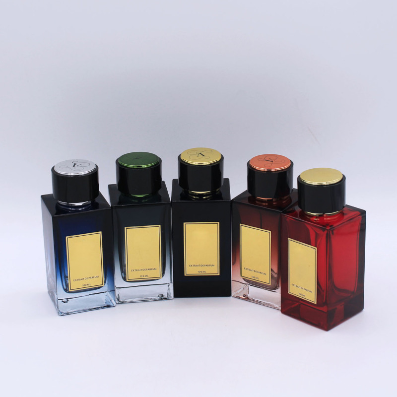 accept customized empty red color 100ml fine mist spray glass perfume bottle luxury