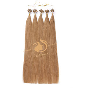 SSHair // Micro Ring Loop Hair Extensions // Remy Human Hair // 16# // Straight