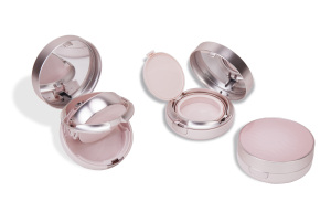 Face powder compact case, rotation type Professional manufacturer face empty blush compact powder box cases