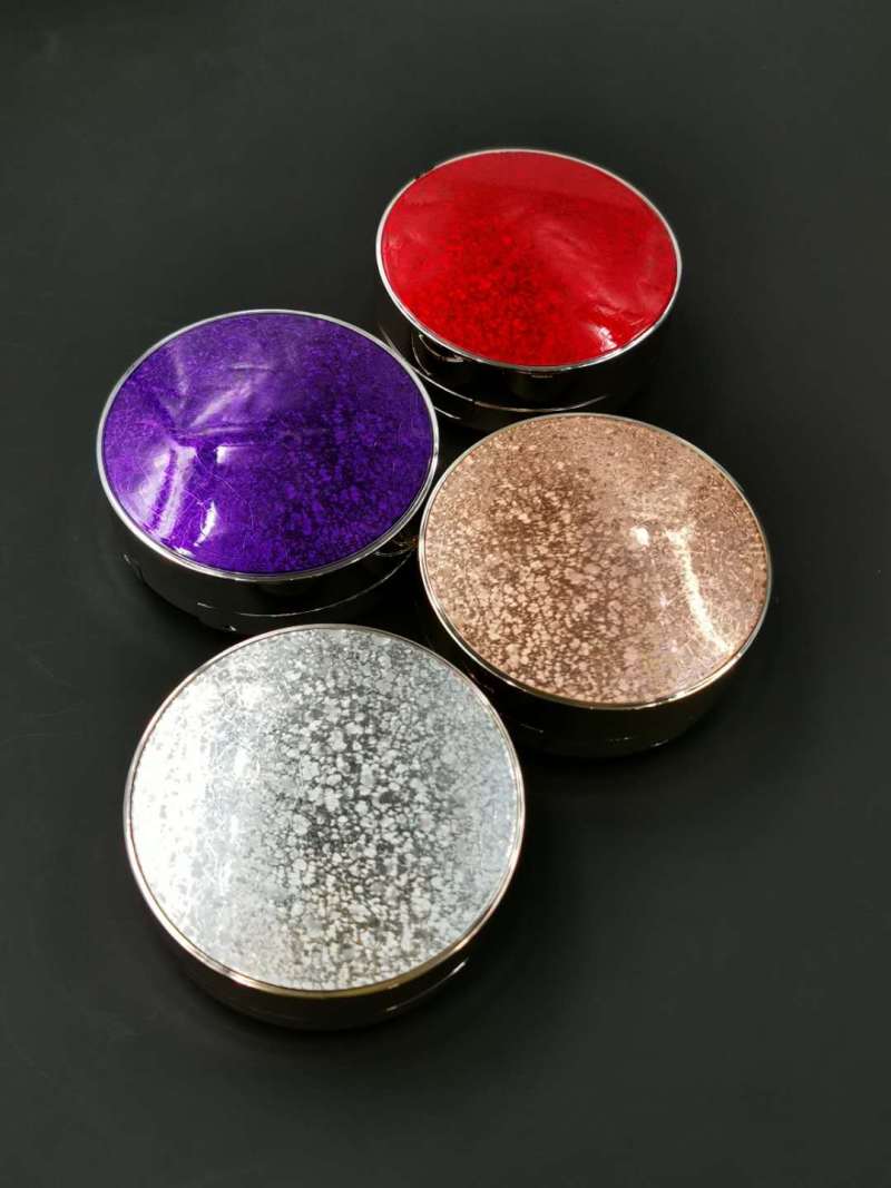 Air cushion box with light, Wholesale empty compact powder cosmetic air cushion foundation case 
