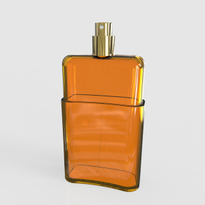 130ml Glass Perfume Bottle Polished Or Coated Or Customized Decoration
