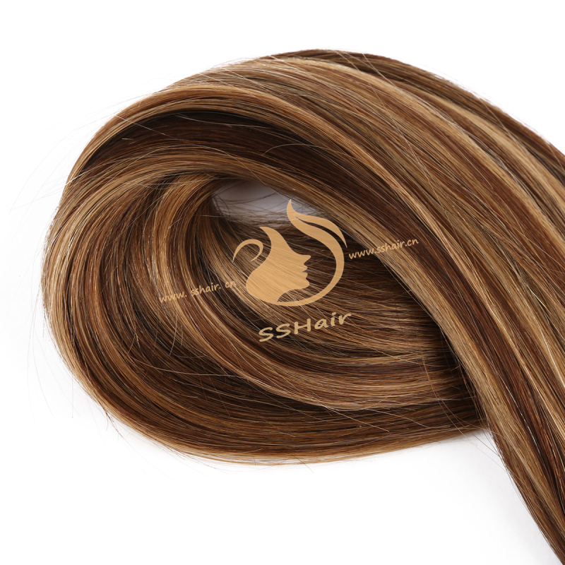 SSHair // I-tip Hair Extensions // Remy Human Hair // 4# P 27# // Straight