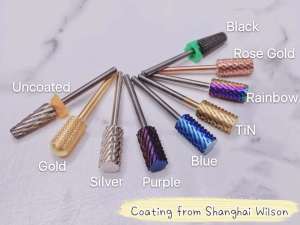 Carbide Nail Drill Bits with Different Coating