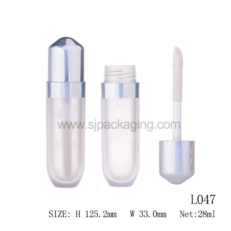 Liquid Foundation Plastic Clear Bottle With Big Applicator