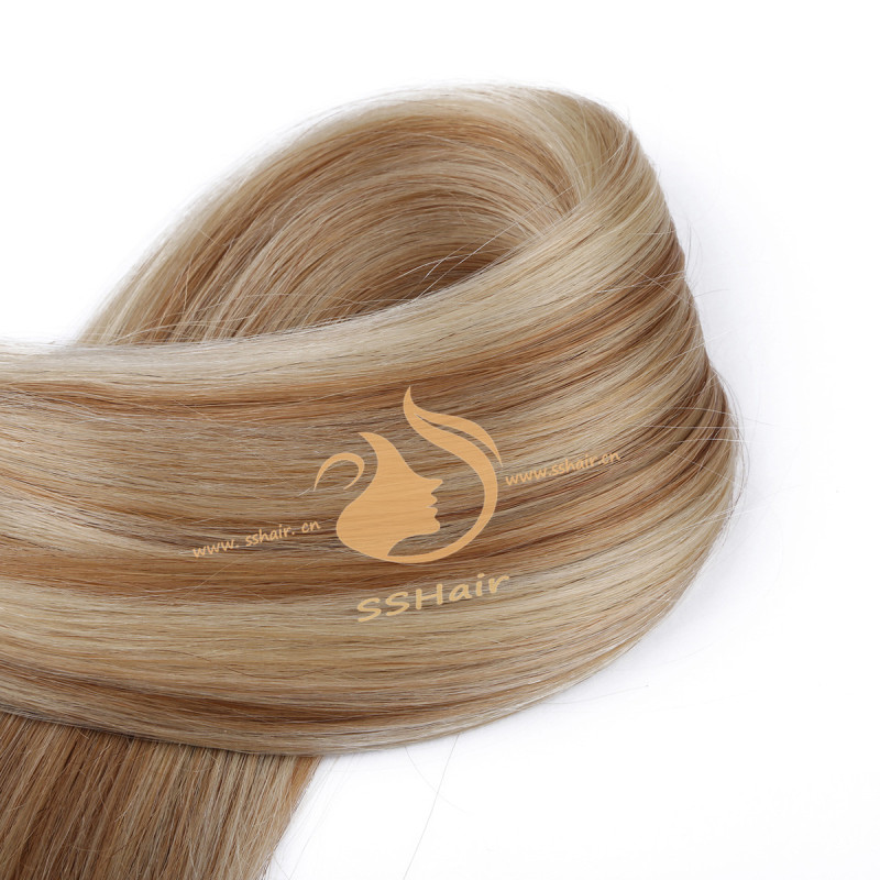 SSHair // U-tip Hair Extensions // Remy Human Hair // 27# P 613# // Straight