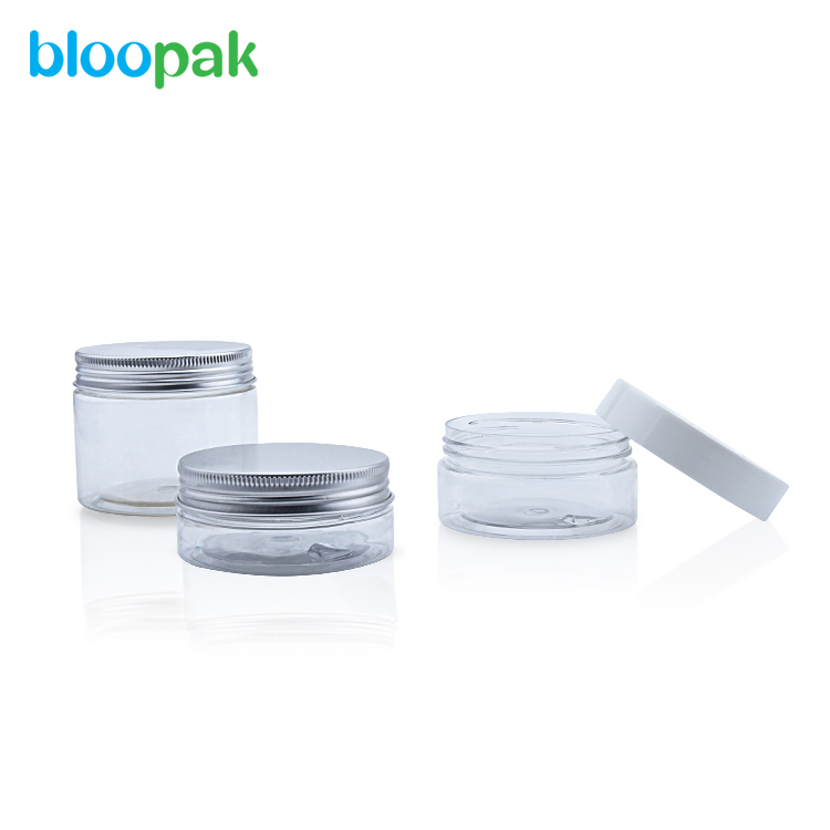 Wholesale cosmetic and food packaging pet plastic jar PET jar