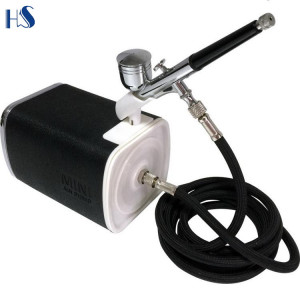 Air airbrush Compressor with rechargeable battery For model painting 80/128 