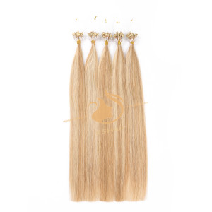 SSHair // Micro Ring Loop Hair Extensions // Remy Human Hair // 27# P 613# // Straight