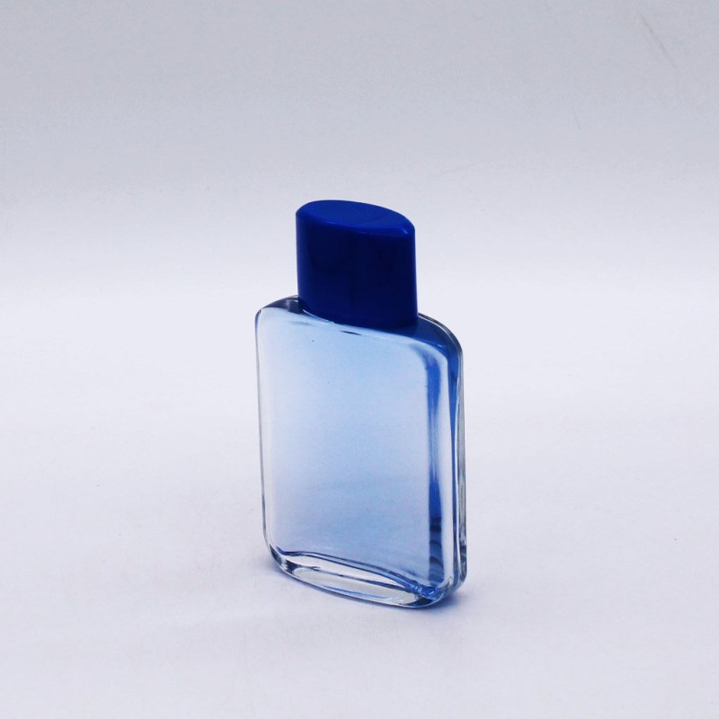 high quality 100ml clear cosmetic glass spray container custom perfume bottles