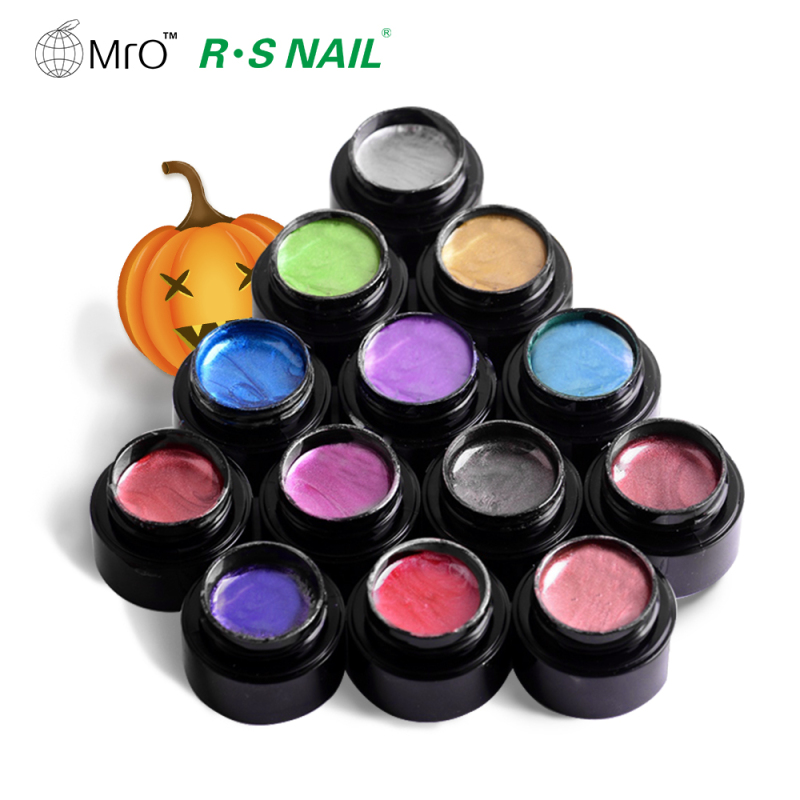 R S Nail Spider Gel for Halloween