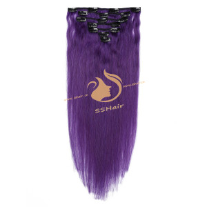 SSHair // Clip in Hair Extensions // Remy Human Hair // LILA // Straight