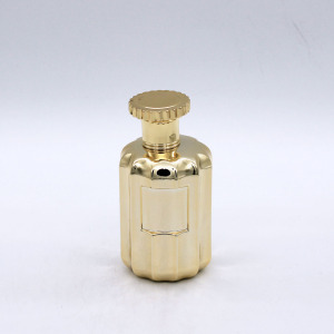 100ml high-end good quality fancy cosmetic gold glass perfume bottles wholesale