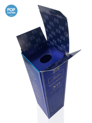 Luxury cardboard POP UP display matte bottle box,Freshener bottle paper packaging Box 
