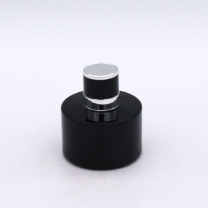100ml luxury black round glass cosmetic packaging wholesale perfume bottles