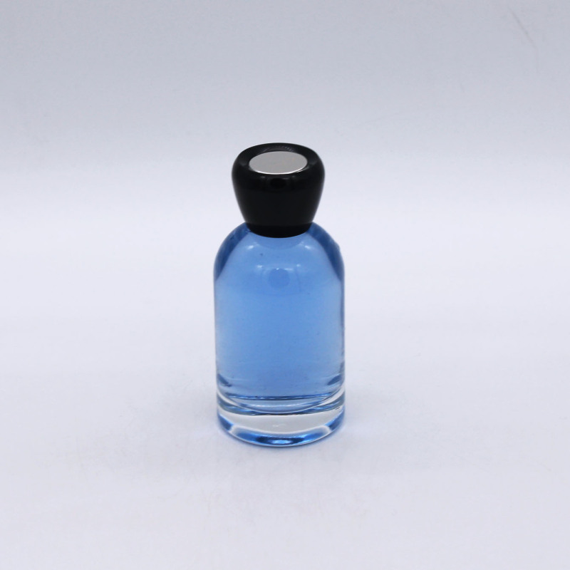 accept customized high quality transparent 100ml glass perfume clear bottle