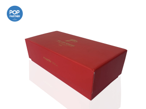 Custom Made Advertising POP Cardboard Shipping Display Box,Red Packaging Box for Cosmetics Promotion