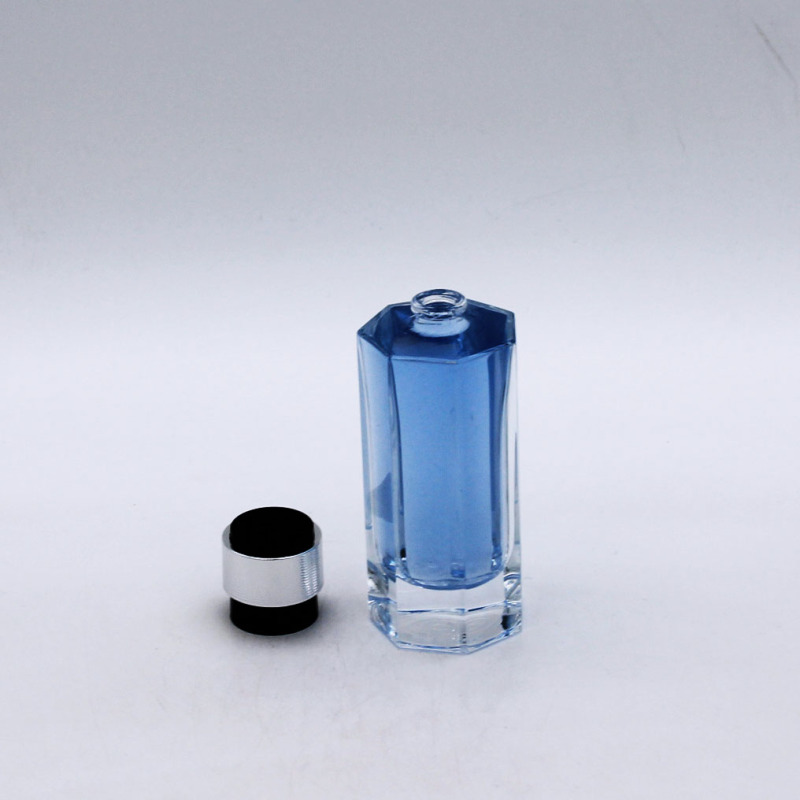 manufacture transparent cosmetic packaging perfume spray glass bottle clear