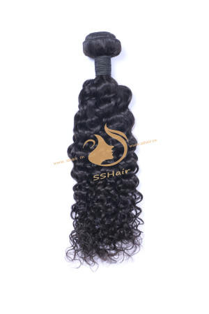 SSHair // Hair Weft // Remy Human Hair // Natural Color // Curly