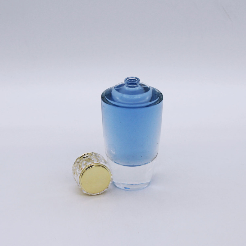 supplier design non-spill clear spray cosmetic perfume bottle luxury glass