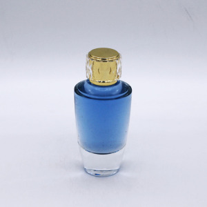 supplier design non-spill clear spray cosmetic perfume bottle luxury glass