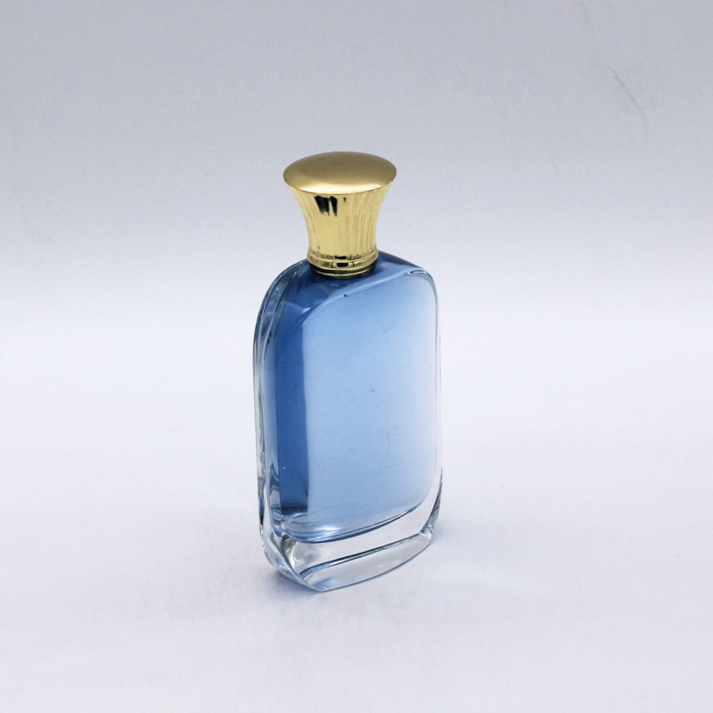 design your own clear perfume cosmetic container empty glass bottle 100ml
