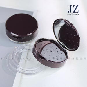 jinze papery mini capacity loose powder cosmetic packaging jar with sifter