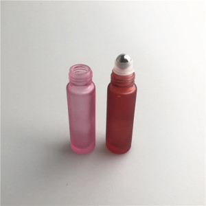 10 ml Pink and red  roller ball  essential oil bottle glass bottle 