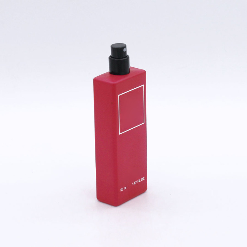 wholesale colored 50ml china perfume cosmetic container custom glass spray bottle