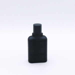 high quality luxury black empty perfume cosmetic container mist spray glass bottle