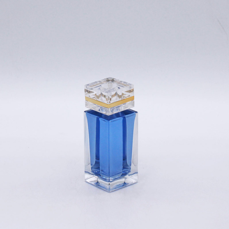 high-end vintage 50ml transparent cosmetic perfume clear glass bottles for sale 