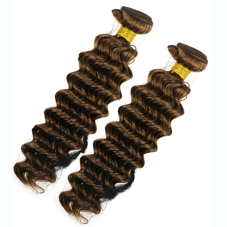 High Quality Cuticle Human Hair Double Drawn Hand Tied Weft Hair Extension