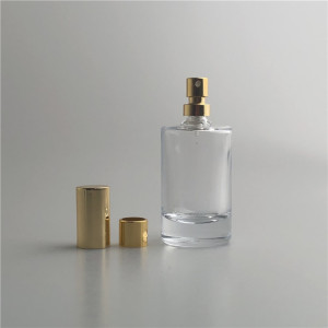 Perfume glass bottle spray 50 ml cosmetic packaging 