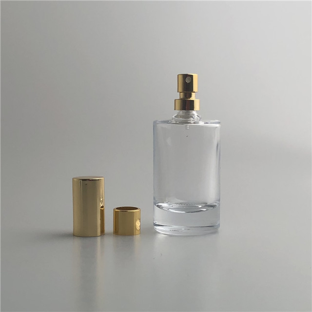 30ml 50ml 100ml Fragrance bottle perfume glass with black lid