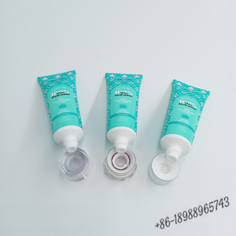 custom make 100g 120g body lotion tube plastic skin care packaging soft empty tube with screw cover for lotion tube containers