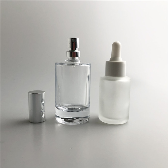 30 ml 50 ml 100 ml Perfume bottle glass sprayer with gold pumps 