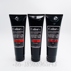 empty cosmetic tube for hair conditioner packaging with flip top 500ml pet plastic flexible packaging 