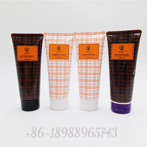 whole sale pe tubes plastic cosmetic packing 100ml squeeze body lotion tubes plastic hand cream container
