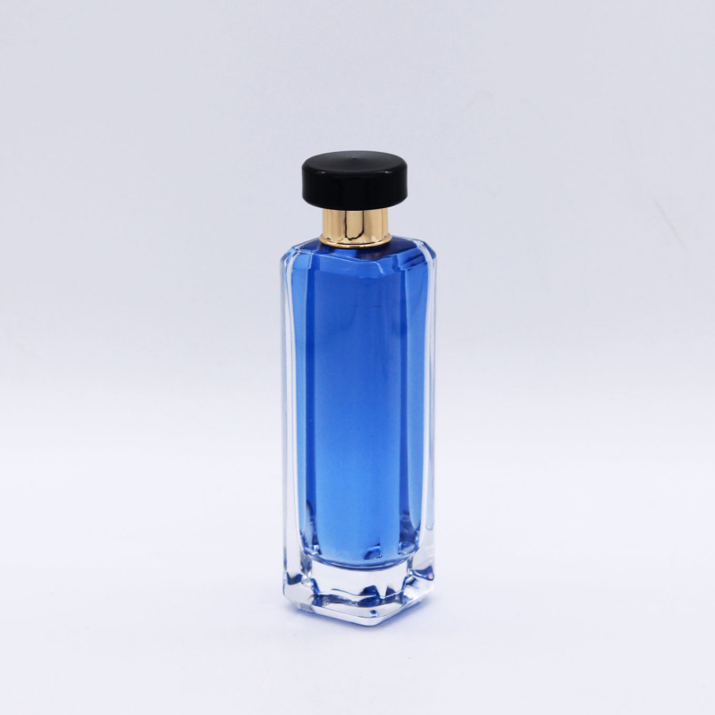 good quality transparent cosmetic packaging clear perfume spray glass bottle 100ml