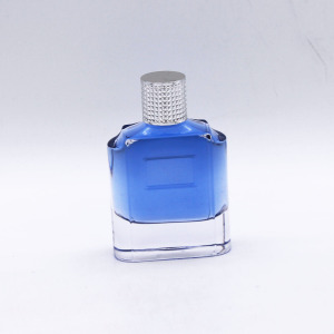 design special high-end clear glass cosmetic packaging empty perfume bottle 100ml