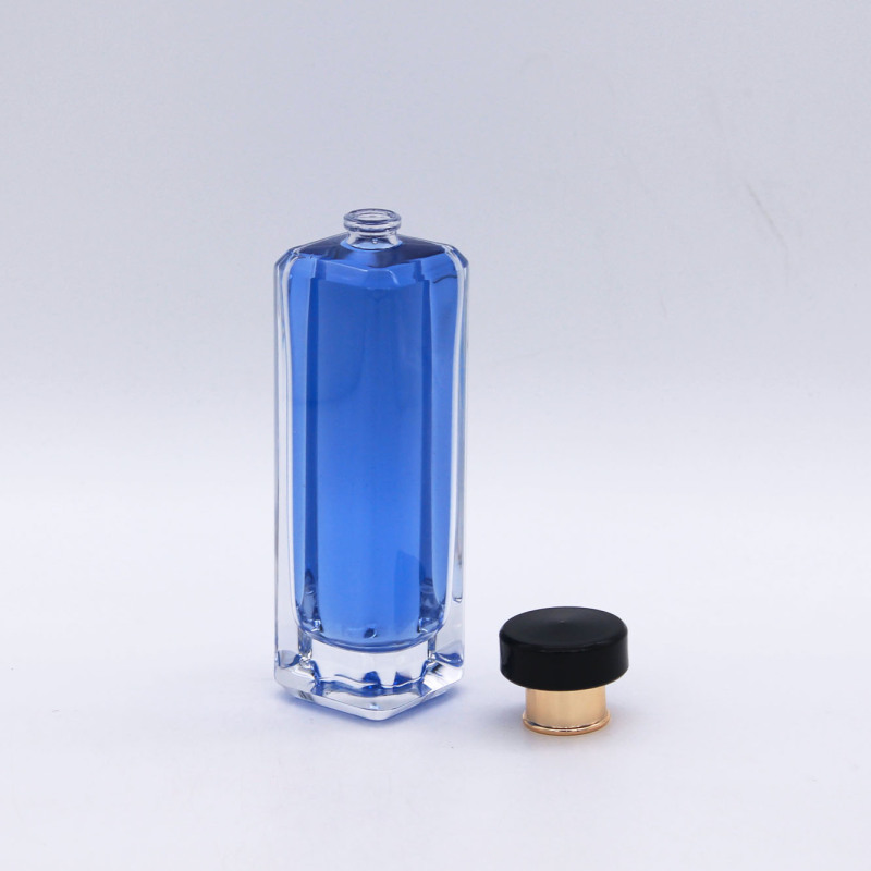 good quality transparent cosmetic packaging clear perfume spray glass bottle 100ml