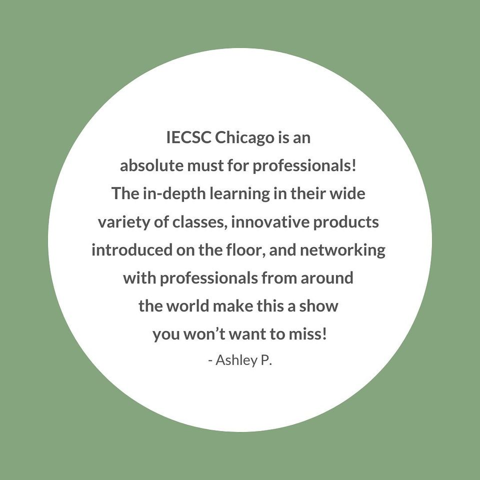 2019  International Esthetics Cosmetics & Spa Conference (IECSC Chicago)