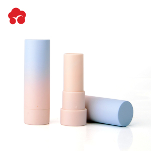 M-Xin Customized cosmetic packaging Fashionable Empty Round Shaped Unique Plastic Cosmetic lip balm Packaging