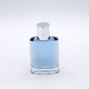custom high-end empty cosmetic packaging clear perfume glass bottles 100ml