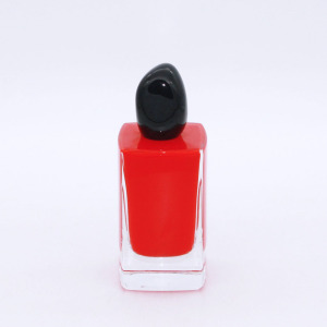 new design inner painting empty cosmetic clear spray perfume bottle 100 ml glass